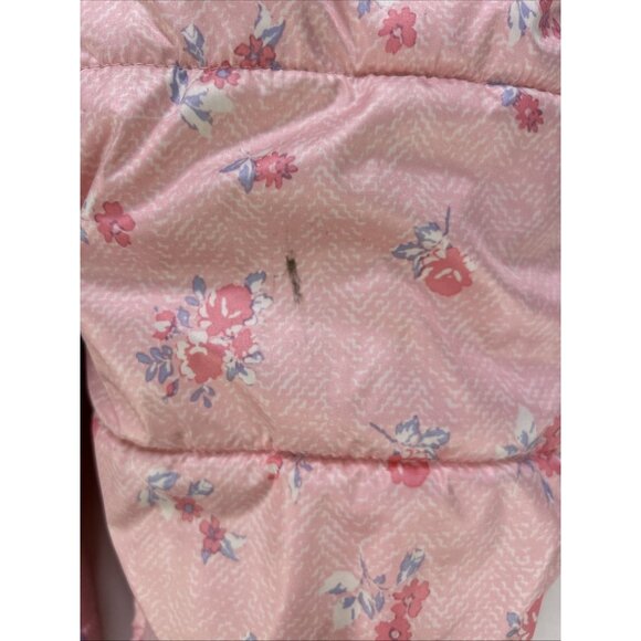 Joe Fresh Snow Suit Baby Toddler Size 18-24 Months Girls Pink One Piece Hooded - Picture 10 of 11